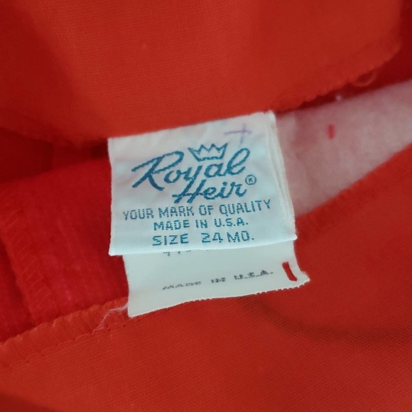 Vintage Royal Heir Corduroy Elephant Overalls - Picture 5 of 5